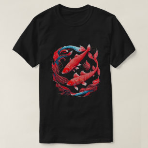 T-shirt Rood Koi Vis