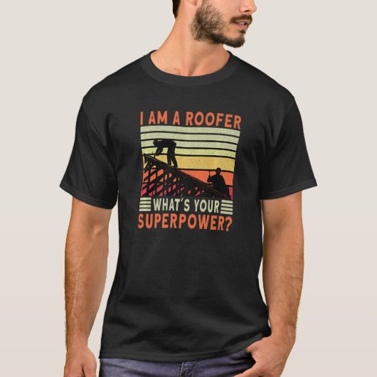 T-shirt Roofer Dad Roofing Contractor Roofer Technician   (Devant)