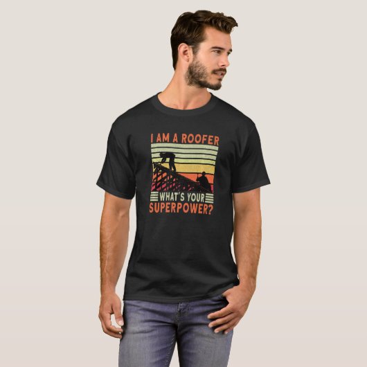 T-shirt Roofer Dad Roofing Contractor Roofer Technician   (Devant entier)