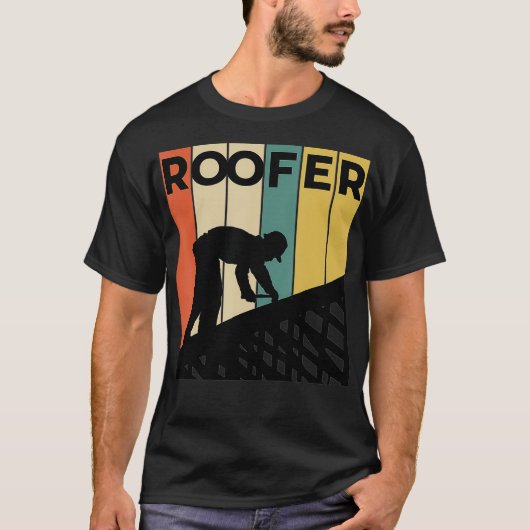 T-shirt Roofer Retro Style Roofer Jersey (Devant)