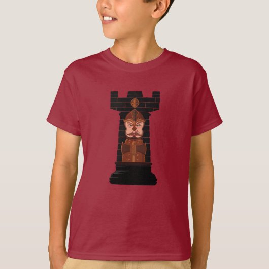T-Shirt Rook Black Chess (Devant)