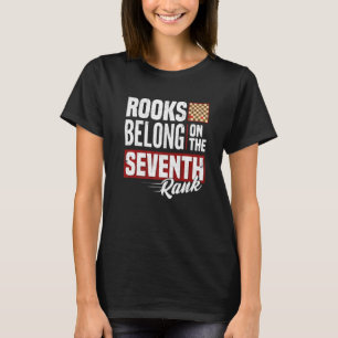T-shirt Rooks Belong Sur Le Septième Classement Mattre D'É
