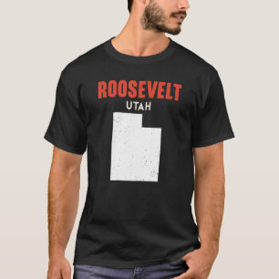 T-shirt Roosevelt Utah USA State America Travel Utahan