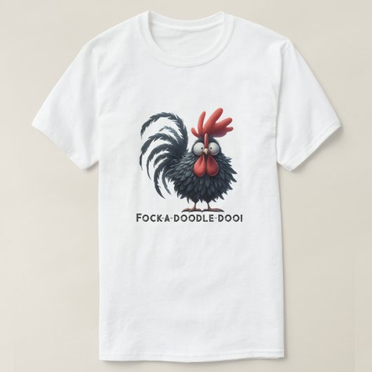 T-shirt Rooster du matin - Fock-a-doodle-doo ! (Design devant)