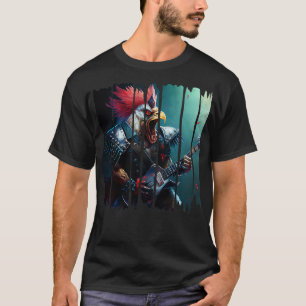 T-shirt Rooster Heavy Metal