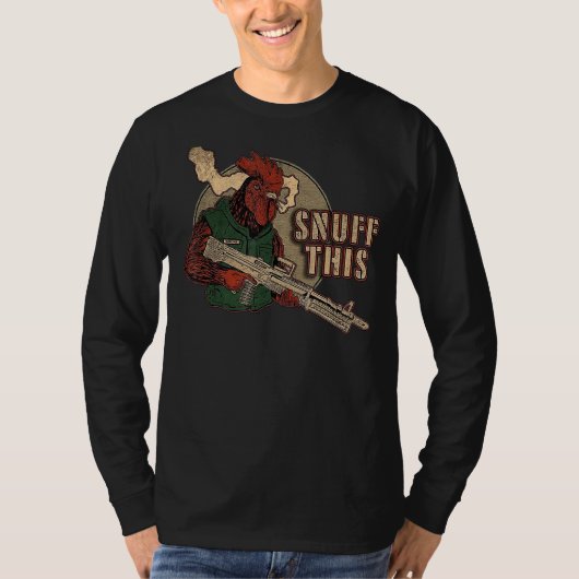 T-shirt Rooster Snuff This (Devant)
