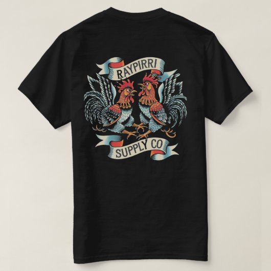 T-shirt Roosters - Raypirri (Design dos)