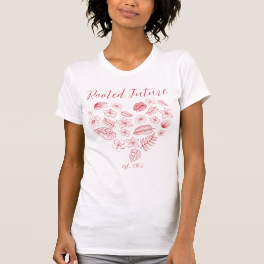 T-Shirt Rooted Future établie en 1965 (Devant)