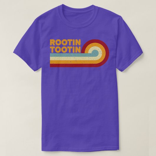 T-shirt Rootin Tootin Vintage rétro (Design devant)