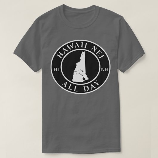 T-shirt Roots Hawaii et New Hampshire par Hawaii Nei All D (Design devant)