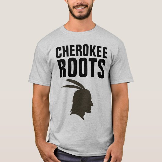 T-shirt ROOTS INDIENS CHEROKEE (Devant)