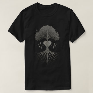 T-shirt Roots of Life: The Heartbeat of Nature