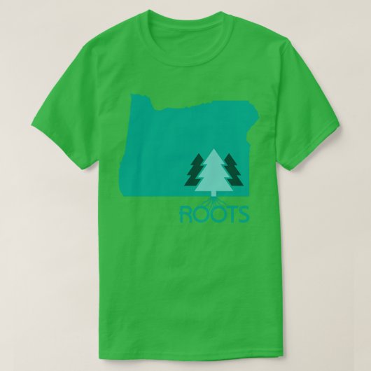 T-shirt Roots Oregon Moderne (Design devant)