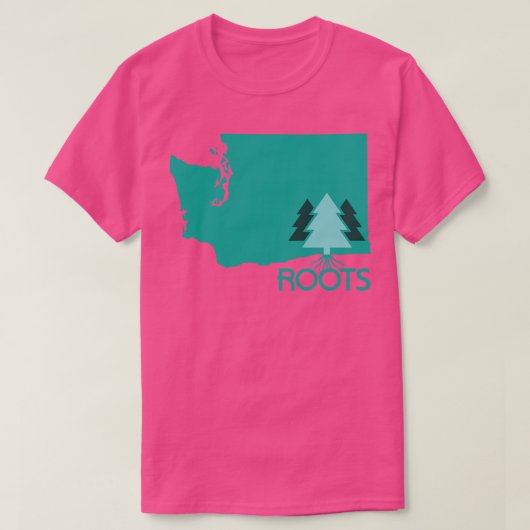 T-shirt Roots Washington State Modern (Design devant)