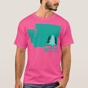 T-shirt Roots Washington State Modern