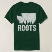 T-shirt Roots Washington State Rustic (Design devant)