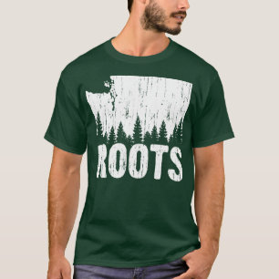 T-shirt Roots Washington State Rustic