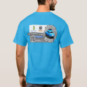 T-Shirt 'RootsTech Ride Along Partners' (Bleu sarc (Dos)