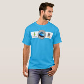 T-Shirt 'RootsTech Ride Along Partners' (Bleu sarc (Devant entier)