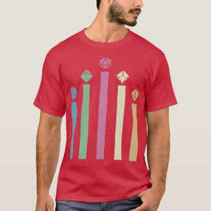 T-shirt Roquette de dés rétro