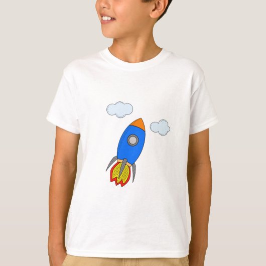 T-shirt Roquette de dessin (Devant)