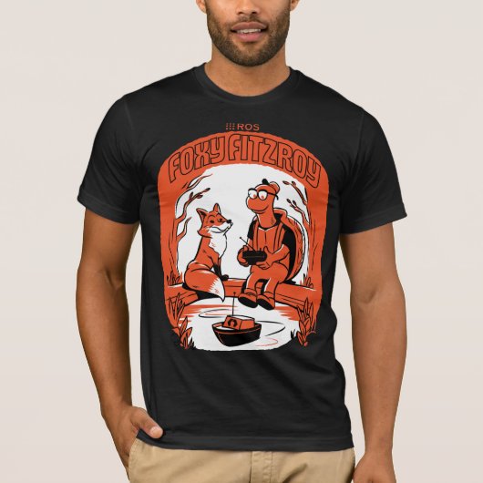 T-shirt ROS 2 Foxy Fitzroy (Devant)