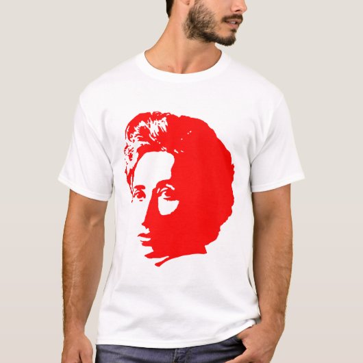 T-shirt Rosa Luxemburg avec la citation (Devant)