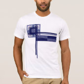 T-shirt Rosace bleue (Devant)
