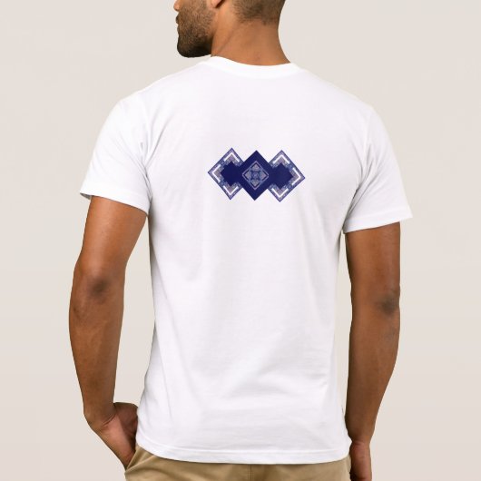 T-shirt Rosace bleue (Dos)