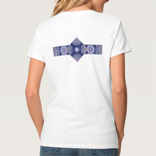 T-shirt Rosace bleue (Dos)