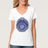 T-shirt Rosace bleue (Devant)
