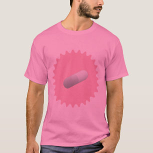 T-shirt Rosada de laque