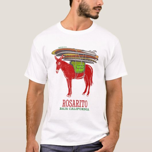 T-shirt Rosarito Baja Californie Mexique (Devant)