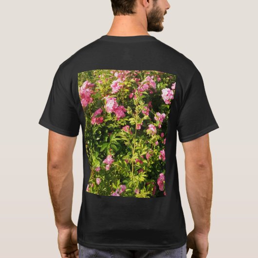 T-shirt Rosarium à fleurs (Dos)