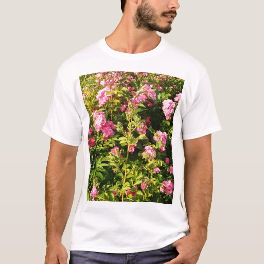 T-shirt Rosarium en fleurs (Devant)