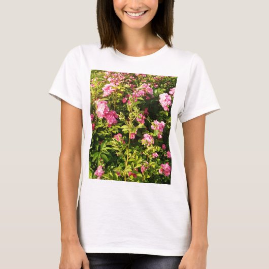 T-shirt Rosarium en fleurs (Devant)