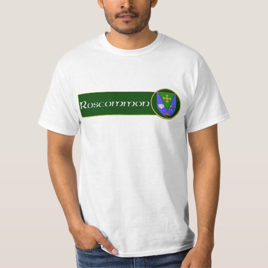 T-shirt Roscommon. L'Irlande (Devant)