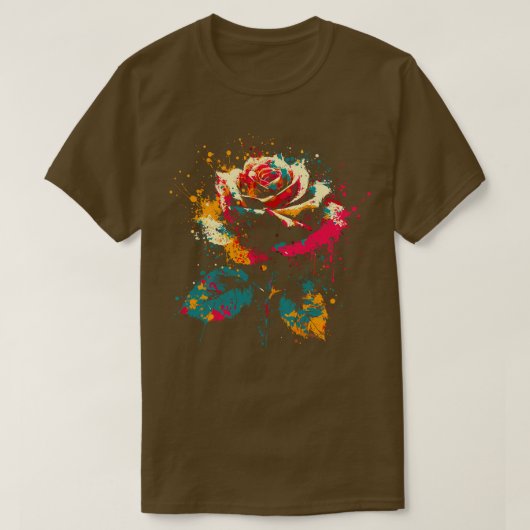 T-shirt Rose (Design devant)