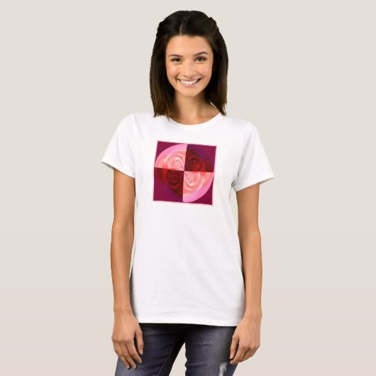T-shirt rose (Devant entier)