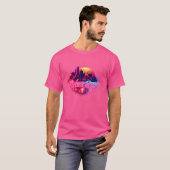 T-shirt rose. (Devant entier)