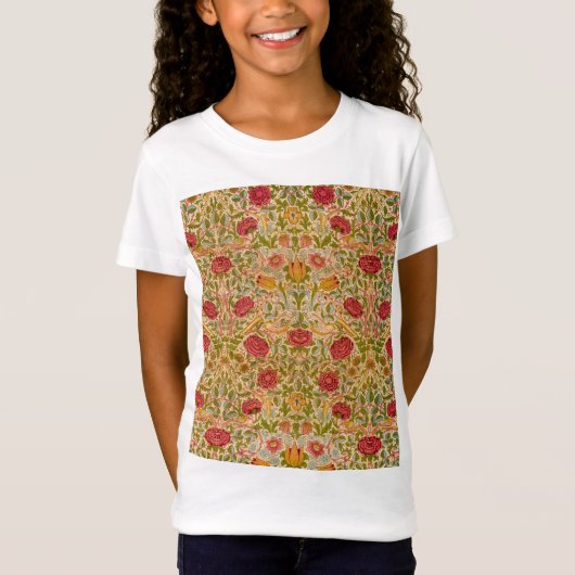 T-Shirt Rose, 1883 par William Morris (Devant)