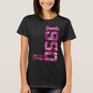 T-shirt Rose 72 ans 72e anniversaire 1950