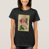 T-shirt Rose antique (Devant)