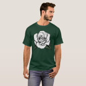 T-shirt rose argent (Devant entier)