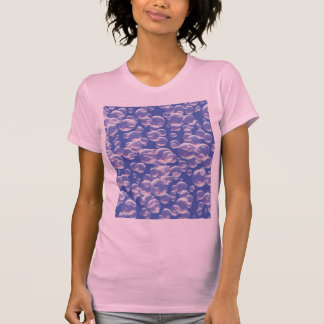T-shirt Rose avec bulles bleues