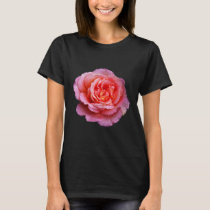 T-shirt rose avec goutte