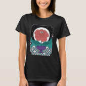 T-shirt Rose Avec Un Oeil (Devant)
