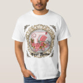 T-shirt Rose beauté (Devant)