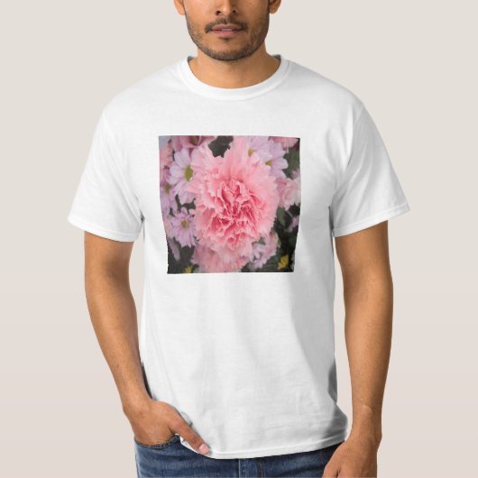 T-shirt rose beauté coiffure (Devant)