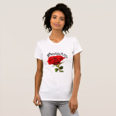 T-shirt rose Beauté Dames (Devant entier)